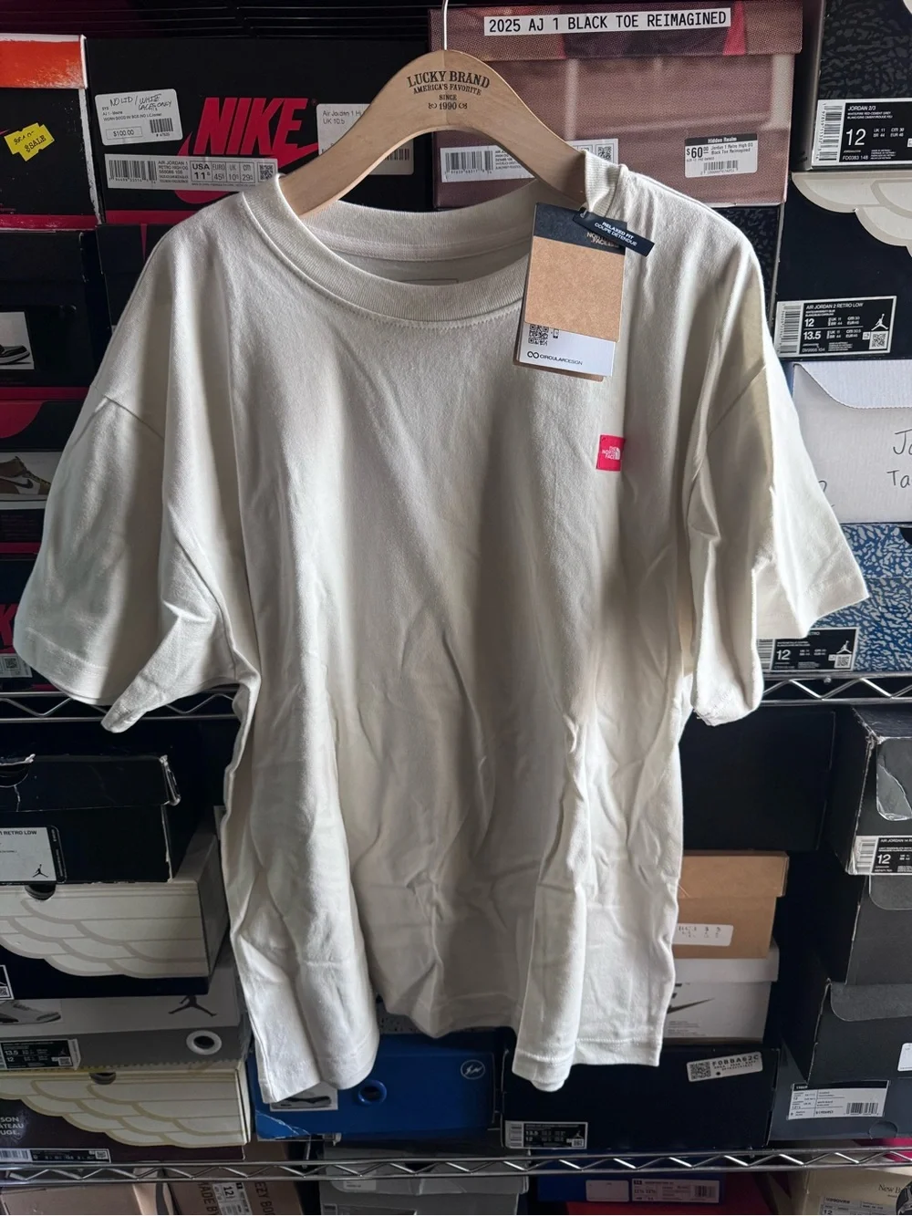 The North Face Kilimanjaro Graphic Tee - White with Green Print